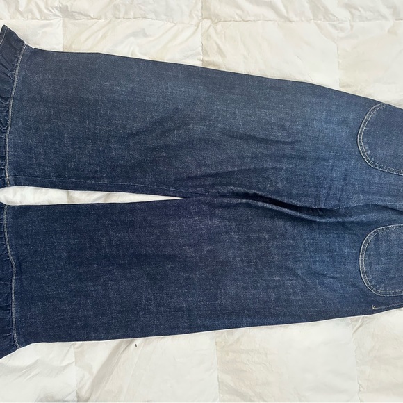 Maeve Colette Ruffle Hem Crop Wide Leg Jeans size 26 - Picture 11 of 15